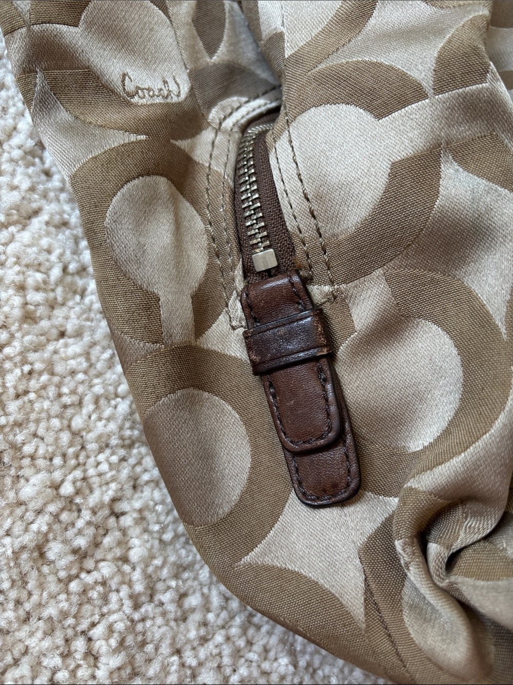 Coach Madison Maggie Shoulder Bag OP art sateen - Picture 8 of 14
